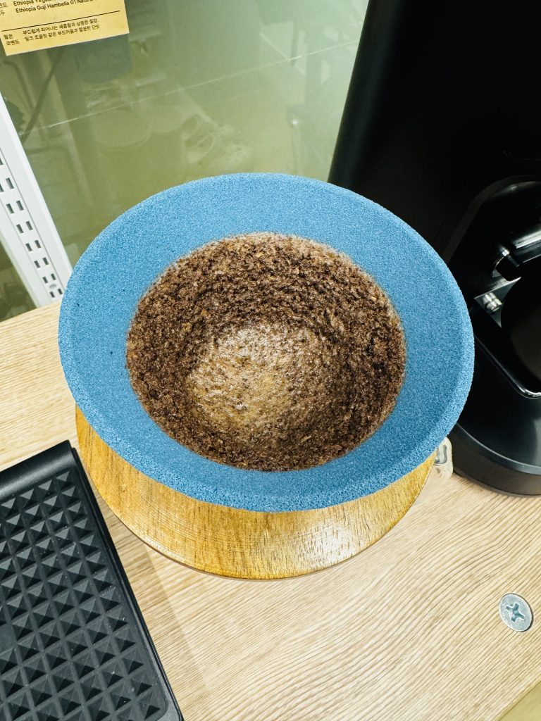 남은 커피 찌꺼기